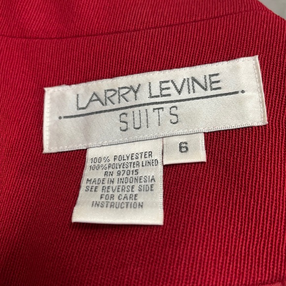 LARRY LEVINE Red Blazer - Picture 3 of 6